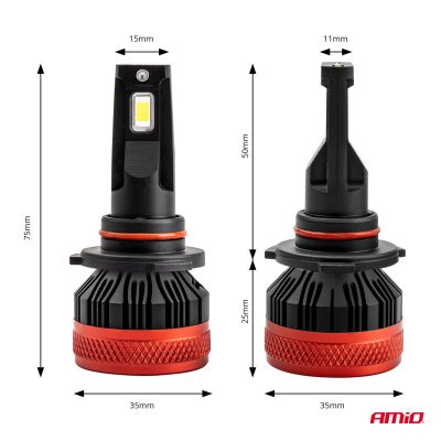 LED Forlygter X3 Serie HB4 9006 AMiO-02983