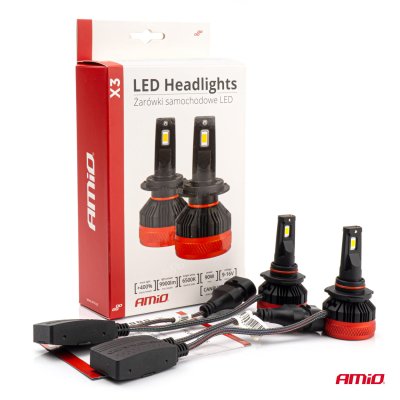 LED Forlygter X3 Serie HB4 9006 AMiO-02983