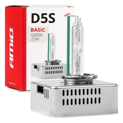 Xenon pære type D5S 35W 5000K AMiO BASIC