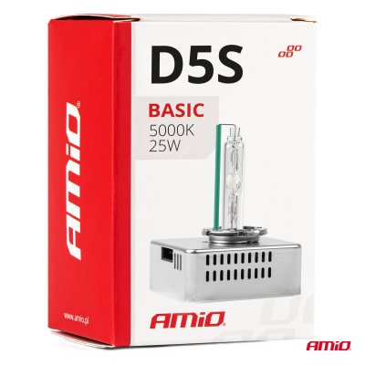 Xenon pære type D5S 35W 5000K AMiO BASIC