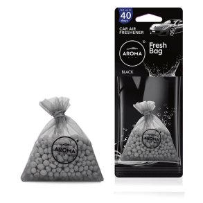 Bil luftfrisker AROMA FRESH BAG Sort - NY - keramik