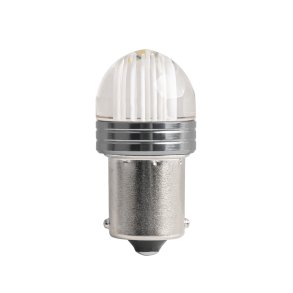 LED pære STANDARD P21W 9SMD 12V Klar hvid (100 stk)