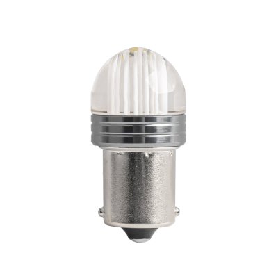 LED pære STANDARD P21W 9SMD 12V Klar hvid (100 stk)