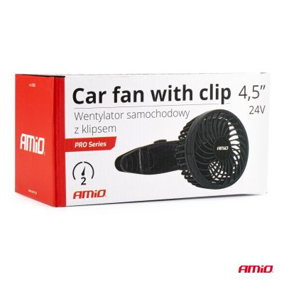 Bilventilator med klip 4,5
