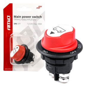 Hovedstrømafbryder 12/32V maks 100A spids 500A