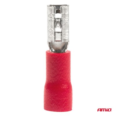 Spade type connectors 3.8mm 0.5-1.5mm2 10A 10 stk