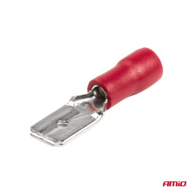 Spade type stikforbindelser 6.3mm 0.5-1.5mm2 10A 10 stk