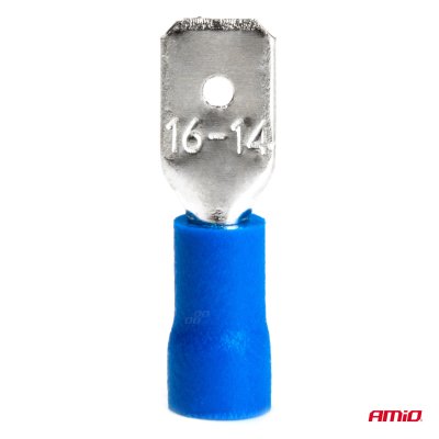 Spade-type stik 6.35mm 1.5-2.5mm2 15A 10 stk