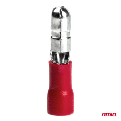 Snap bullet stikforbindere 4mm 0.5-1.5mm2 10A 10 stk