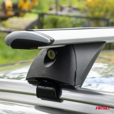 Aluminium integrerede tagbagagebærerstænger 135 cm model CRR-04