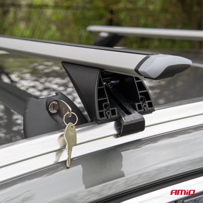 Aluminium integrerede tagbagagebærerstænger 135 cm model CRR-04