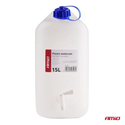 Vandkanne med tap 15L plastik AMIO-03203