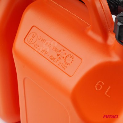 Plastik brændstoftank to-kammer 6L + 2,5L AMIO-03208