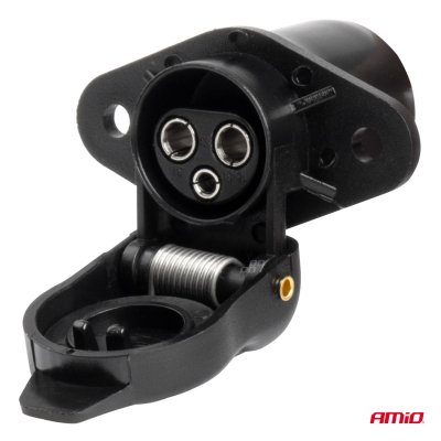 Trailerkontakt 3 PIN vejrbestandig AMIO-03212