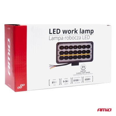 Arbejdslampe AWL43 27 LED FLOOD 9-36V