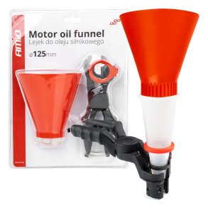 Motorolie tragt med holder 125mm AMIO-03278