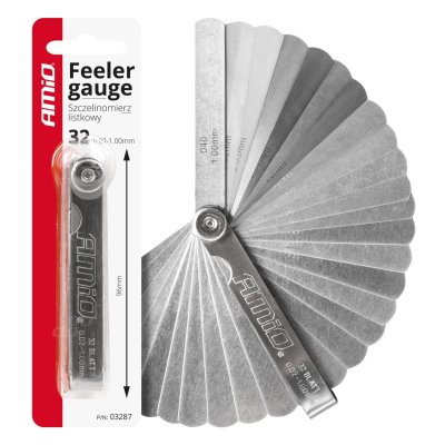 Folieføler Gauge - 32 Straight Inserts 89mm lang
