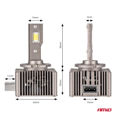 LED Forlygter XD Serie D8S AMiO-03315