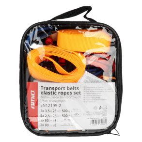 Transportbælter og elastiske reb sæt AMIO-03293