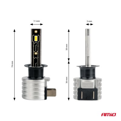 LED Forlygter H-mini Serie H1 AMiO-03329
