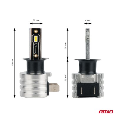 LED Forlygter H-mini Serie H3 AMiO-03330