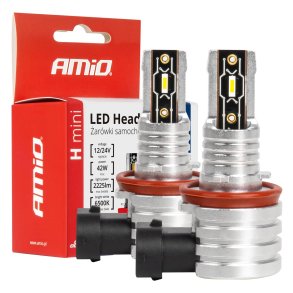 LED-forlygter H-mini Serie H8/H9/H11/H16 AMiO-03333