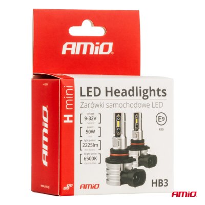 LED Forlygter H-mini Serie HB3 9005/HIR1 9011/H10 AMiO-03334