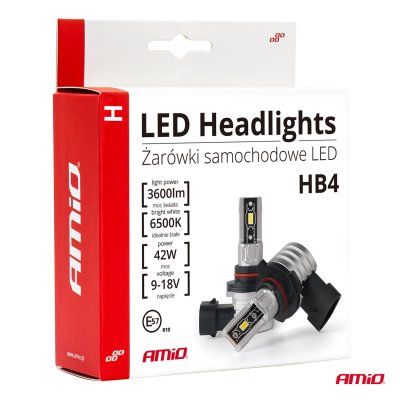 LED Forlygter H-mini Serie HB4 9006 AMiO-03335