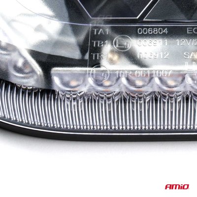 Høj intensitet MAGNETISK montering MINI LYSBARR WLB78 293x171mm R65 R10 48LED 12/24V IP56