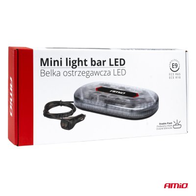 Høj intensitet MAGNETISK montering MINI LYSBARR WLB78 293x171mm R65 R10 48LED 12/24V IP56