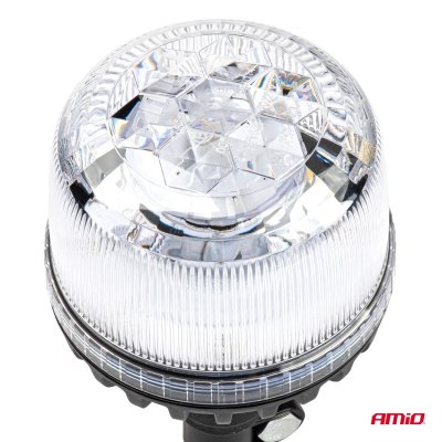 LED Advarselslampe W25p Flex PIPE R65 R10 24LED 12/24V IP66 AMIO-03338
