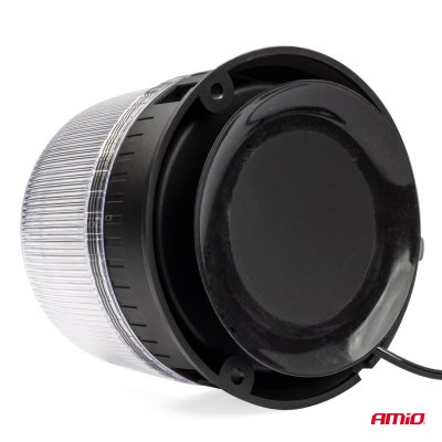 LED Advarselslampe 24 LED W25M 12V 24V AMIO-03340