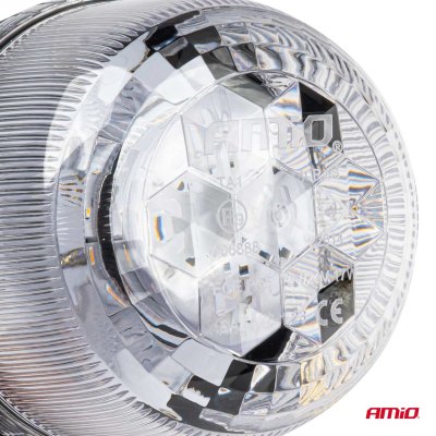 LED advarselslampe W25b 3 skruer R65 R10 24LED 12/24V IP66