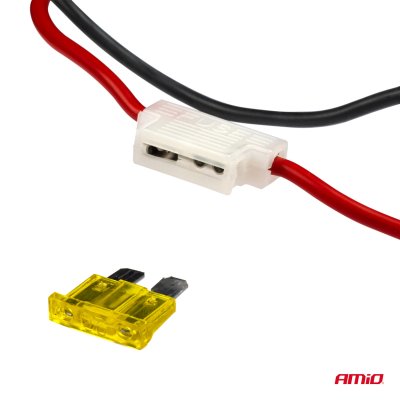 LED advarselslygtebar 51 funktioner 76cm godkendelse R65 R10 12-24V AMIO-03342