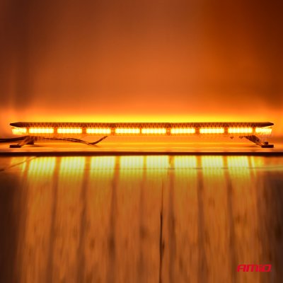 LED advarselslygtebar 51 funktioner 76cm godkendelse R65 R10 12-24V AMIO-03342