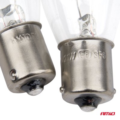 Halogenpærer P21W BA15s 12V 2stk blister