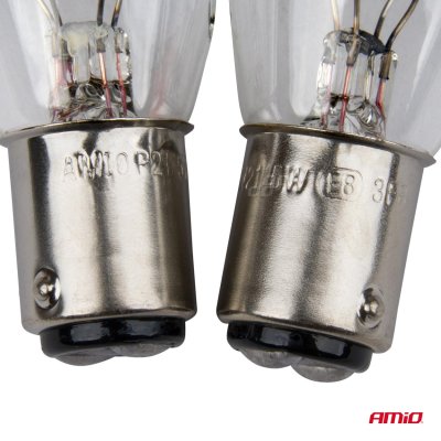 Halogenpærer P21/5W BAY15D 12V 2 stk. blister