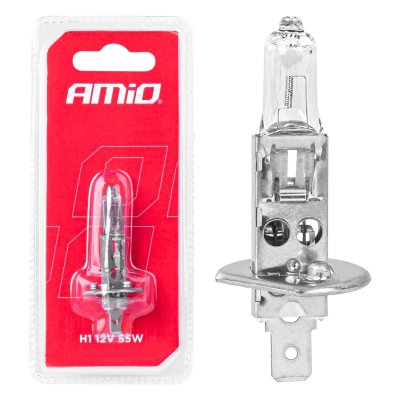 Halogenpære H1 12V/55W 1 stk blister