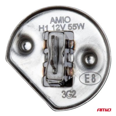 Halogenpære H1 12V/55W 1 stk blister