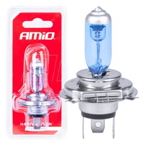Halogenpære H4 12V 60/55W Super Hvid 1stk blister