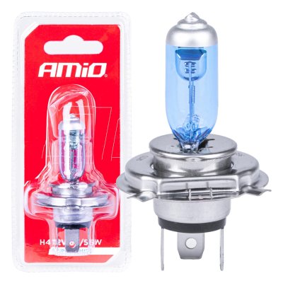 Halogenpære H4 12V 60/55W Super Hvid 1stk blister