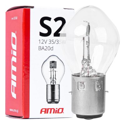 Halogenpære S2 12V 35/35W BA20d 1stk