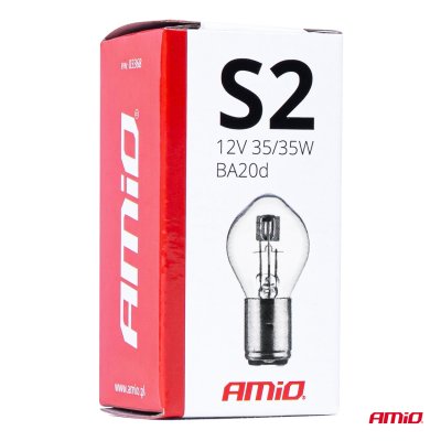 Halogenpære S2 12V 35/35W BA20d 1stk