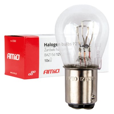 Halogenpærer P21/4W 12V BAZ15d 10stk
