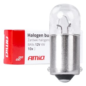 Halogenpærer T4W 12V 4W BA9S 10stk
