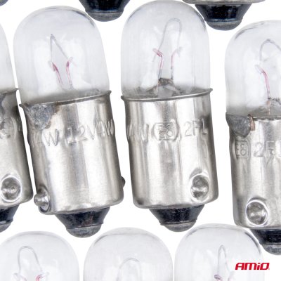 Halogenpærer T4W 12V 4W BA9S 10stk