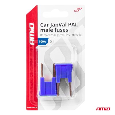 Bil JapVal PAL O mandlige sikringer 100A AMIO-03403