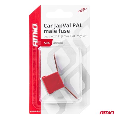 Bil JapVal PAL han sikringer 48mm 50A AMIO-03420