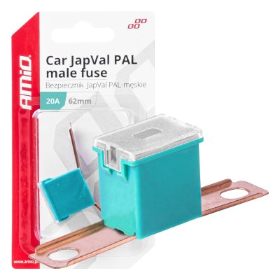 Bil JapVal PAL han sikringer 62mm 20A AMIO-03426