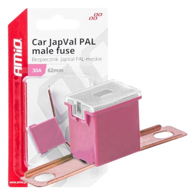Bil JapVal PAL han sikringer 62mm 30A AMIO-03427